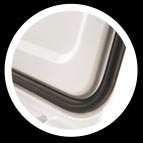 Freezer-style gasket